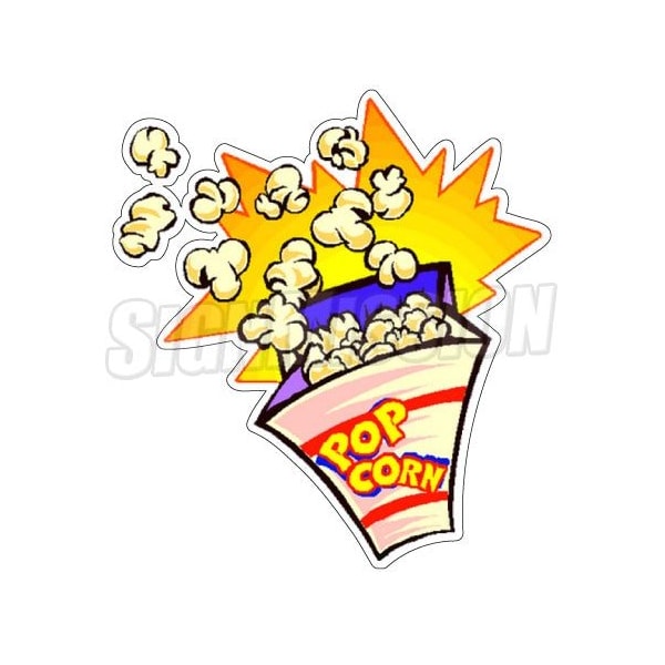 Safety Sign, 1.5 in Height, Vinyl, 48 in Length, Popcorn1